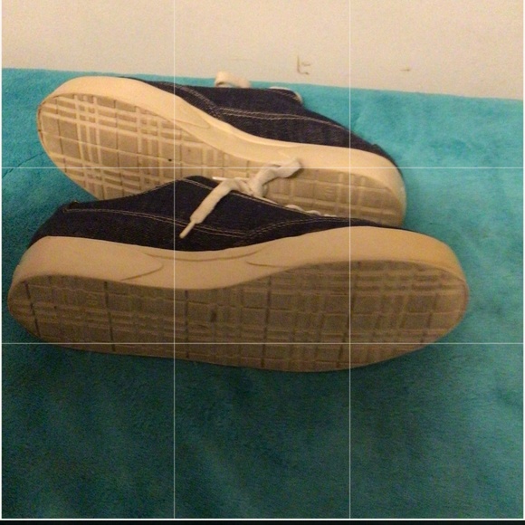 BURBERRY DENIM SNEAKERS SZ 40 - Picture 6 of 9